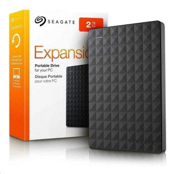 HD Seagate Externo Portátil Expansion USB 3.0 2TB Preto – STEA2000400