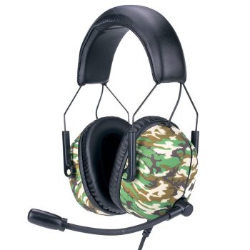 Headset Gamer Husky Tactical Woodland, 7.1 Som Surround, Drivers 2x - HS-TTC-WL