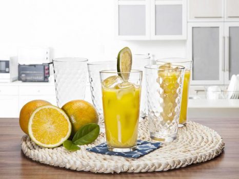 Jogo de Copos de Vidro 350ml 6 Peças Nadir - SM Marrocos