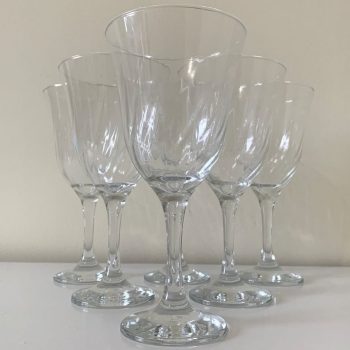 Jogo de Taças para Água Vidro 6 Peças 365ml – Nadir Lírio