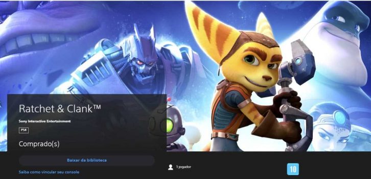 Jogo Ratchet & Clank - PS4 e PS5