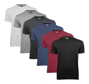 Kit 6 Camisetas Slim Básicas Masculinas Confort Novastreet
