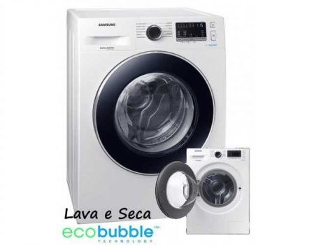 Lava e Seca Samsung 11kg WD11M4453JW - 12 Programas de Lavagem Branca