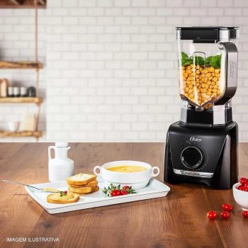 Liquidificador Oster OLIQ610 15 Velocidades 1400W - Preto