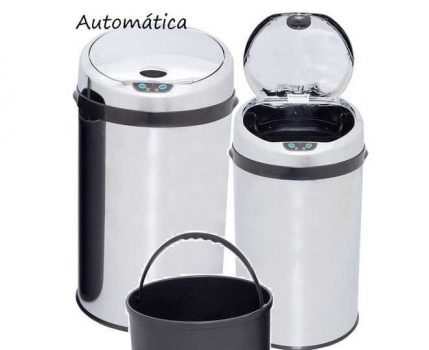 Lixeira Automática Inox Noutoc 12L - Fun Clean