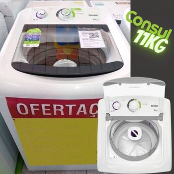 Máquina de Lavar Consul 11kg Dosagem Extra Econômica e Ciclo Edredom - CWH11BB - 220V