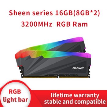 Memória RAM DDR4 Gloway Sheen RGB 3200Mhz 2x8GB