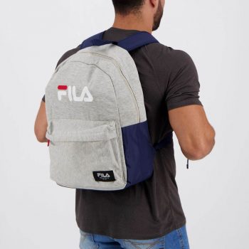 Mochila Fleece, Fila, Unisex, Melange/Navy, Único