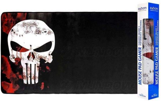 Mouse Pad Gamer Extra Grande 700x350x3mm com Bordas Costuradas e Base Antiderrapante