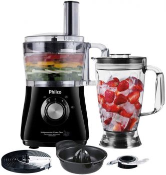 Multiprocessador, All in one citrus, 800W, Preto, 110v, Philco