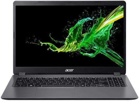 Notebook Acer Aspire 3 A315-56-35ET 10ª Intel Core i3 8GB 512GB SSD 15,6" Windows 10 - Cinza