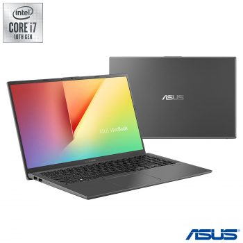 Notebook Asus VivoBook 15, Intel® Core™ I7-10510U, 8GB, 1TB + 256GB SSD, Tela de 15,6", NVIDIA MX230 - X512FJ-EJ571T
