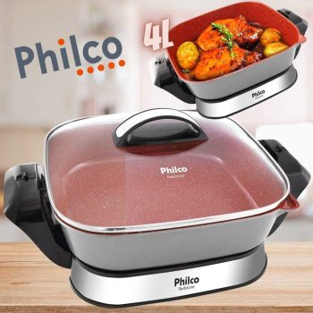 Panela Elétrica Philco Redstone PPE04 - 1200W 4L