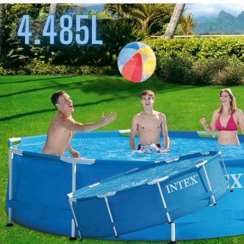 Piscina De Armação Metal Galvanizado 4.485l (bomba Filtro 127v) Intex