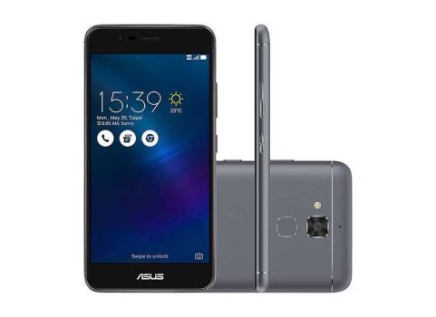 Smartphone Asus Zenfone 3 Max Snapdragon Dual Chip Android 6 Tela 5,5" 32GB 4G Wi-Fi Câmera 16MP - Cinza