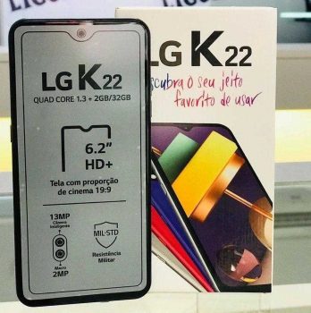 Smartphone LG K22 Dual Chip Android 10 Tela 6.2" Quad Core 32GB 4G Câmera 13MP+2MP