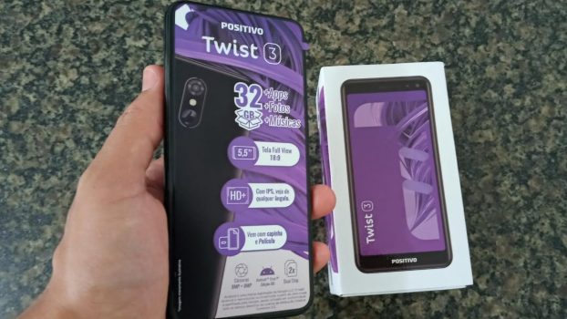 Smartphone Positivo Twist 3 S513 32GB Dual Chip 5.5” - Preto