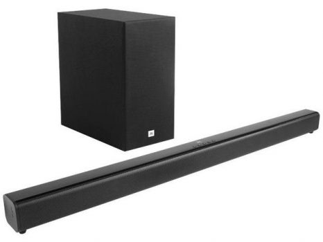 Soundbar JBL com Subwoofer Wireless Bluetooth - 110W 2.1 Canais SB160