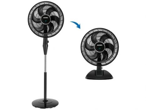 Ventilador de Mesa e Coluna Arno - Ultra Silence Force 2 em 1 40cm 3 Velocidades