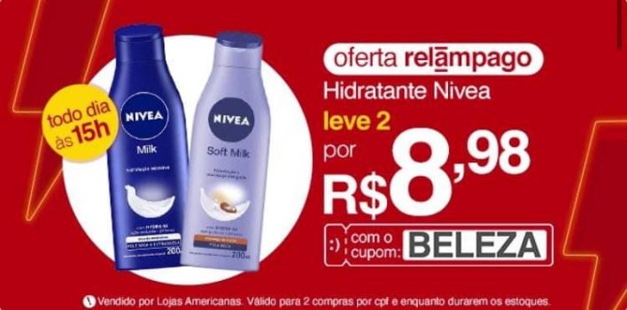 2 Hidratante Nívea
