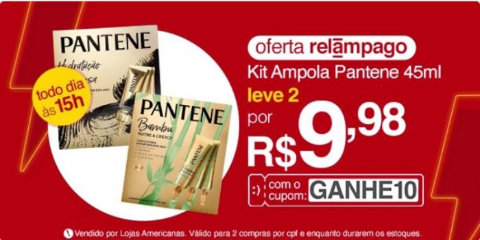 2 Kit Ampolas Pantene