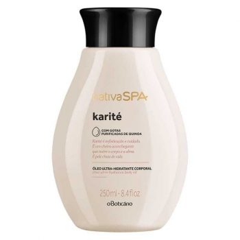 4 Un. Óleo Hidratante Desodorante Corporal Nativa SPA Karité 250ml