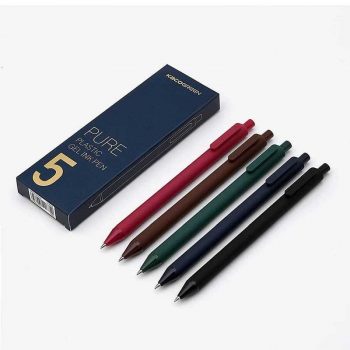 5 UNIDADES Xiaomi Youpin Kaco Retro Dark Colored Gel Pens