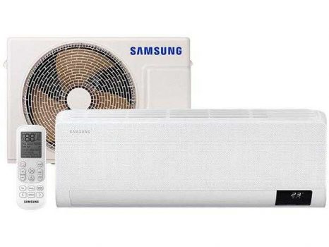 Ar-condicionado Split Samsung Inverter 9.000 BTUs - Quente e Frio Wind Free AR09TSHCBWKNAZ