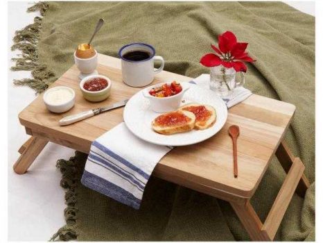 Bandeja de Madeira Retangular Tramontina - Teca 50x28cm