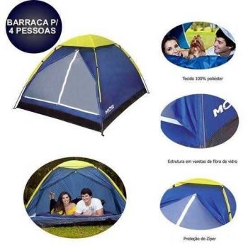 Barraca Mor 4 Pessoas com Sacola para TransPor: te – 9035