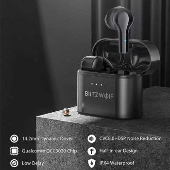 BlitzWolf BW-FYE9 TWS apt-X CVC8.0 Bluetooth 5.0 Earbuds