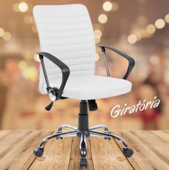 Cadeira de Escritório Diretor Giratória Oslo - Mobly