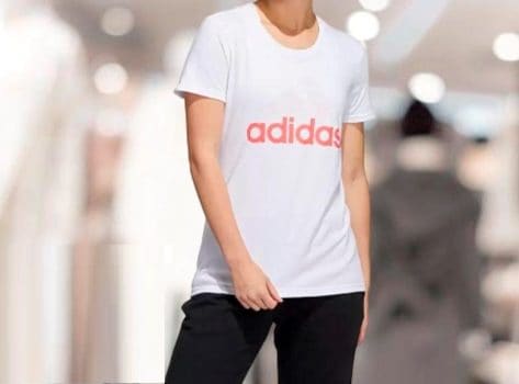Camiseta Adidas Logo Feminina