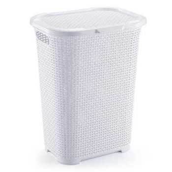 Cesto Rattan, Monte Líbano, Branco, 30L