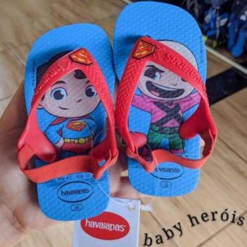 Chinelo Heróis, Havaianas, Bebê Unissex