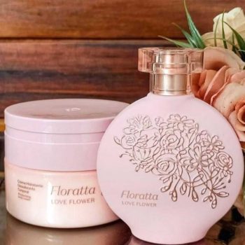 Combo Floratta Love Flower: Desodorante Colônia 75ml + Creme Desodorante Hidratante 250g