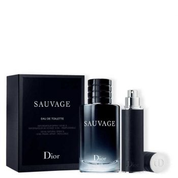 Conjunto Sauvage Dior Masculino - Eau de Toilette 100ml + Travel Size 10ml