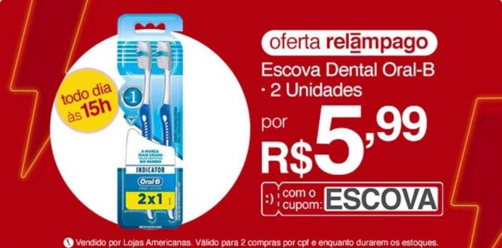 Escova Dental Oral-B 2 unidades