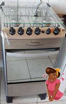 Fogão Atlas 4 Bocas Fastcook Inox – Bivolt