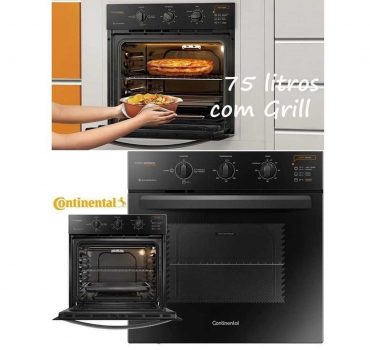 Forno de Embutir Continental OC8EP 75L Elétrico com Grill - 220v