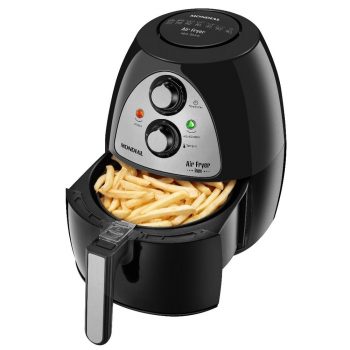 Fritadeira Elétrica Sem Óleo Mondial Air Fryer Family NAF-03I 4 Litros Inox Preta