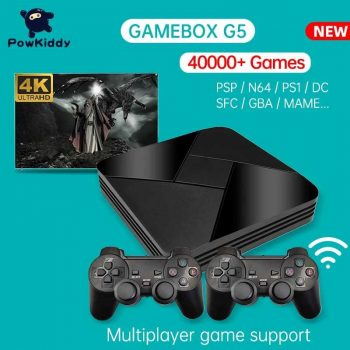 GAMEBOX G5 32GB Video Game Console with 2 Wireless Gamepads