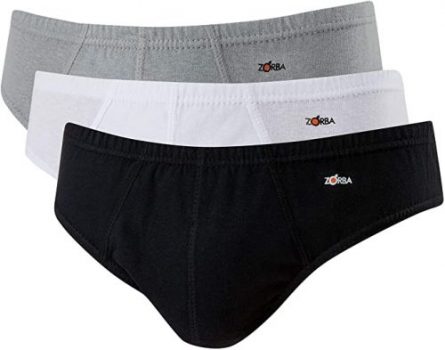 Kit 3 Cuecas Slip, Zorba, Masculino