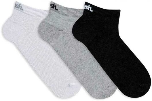 Kit 3 Pares De Meia Cano Curto, Mash, Masculino