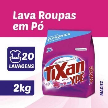 Lava Roupas Pó Maciez Sachê, Ypê, Rosa, 2kg
