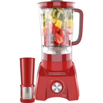 Liquidificador Philco Plq1412v 3L 12 velocidades + Pulsar/Autolimpeza Vermelho 127V - 1200W