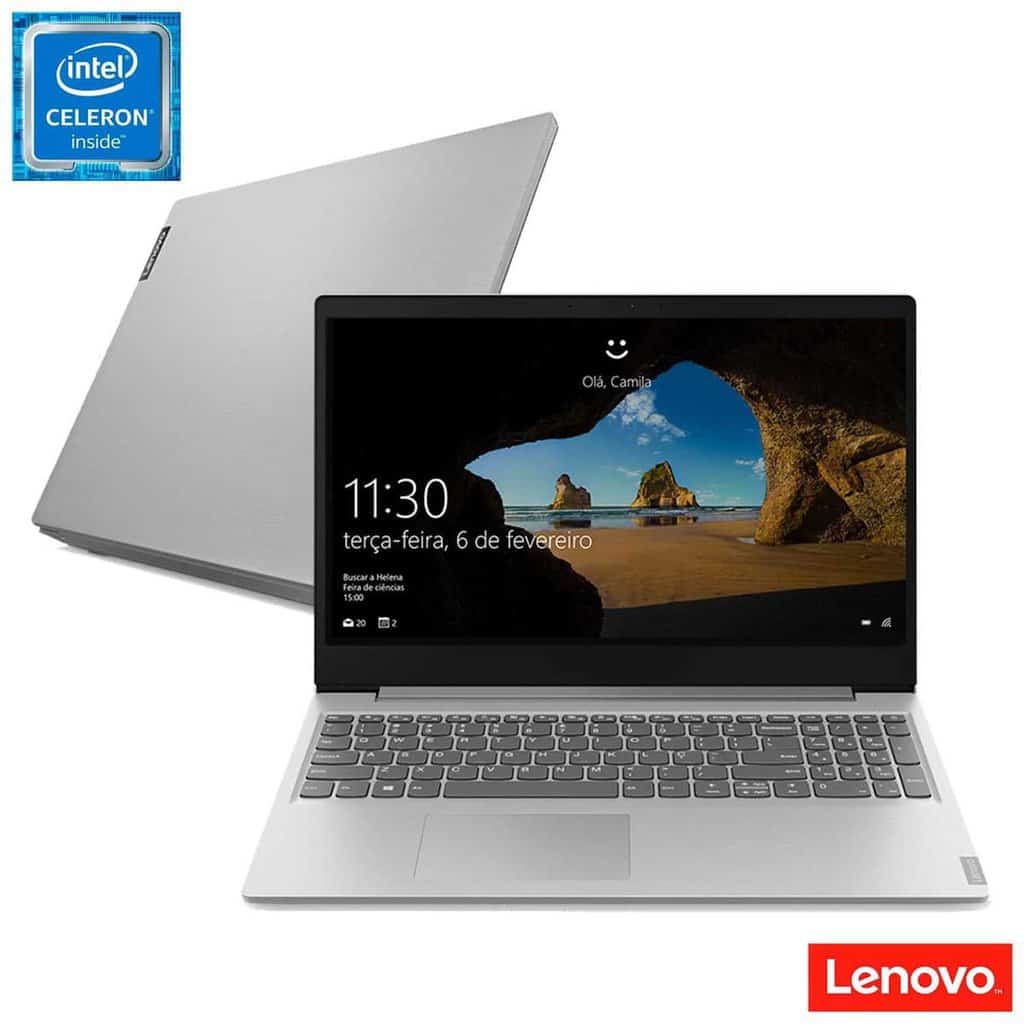 notebook lenovo intel celeron dual core 4gb 128gb