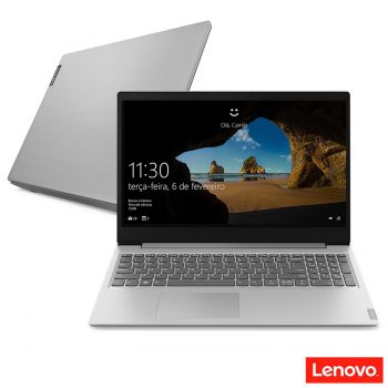 Notebook Lenovo, Intel® Core™ i5 8265U, 8GB, 256GB SSD, Tela 15,6", NVIDIA GeForce MX110, Ideapad S145 - 81S9000RBR