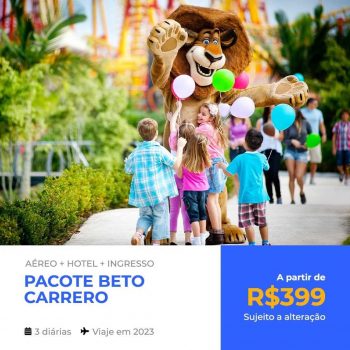 Pacote Beto Carrero World - Primeiro Semestre 2023