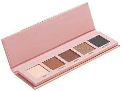 Paleta de Sombras 5 Tons: 3 Cintilantes e 2 Opacas, Océane, Brulé (Cintilante); Cappuccino; Walnut; Caramel (Cintilante); Black Truffle